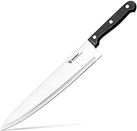 סכין השף של שף האומבי למטבחים ביתיים סכין שף 10 אינץ 'שטוח קצה