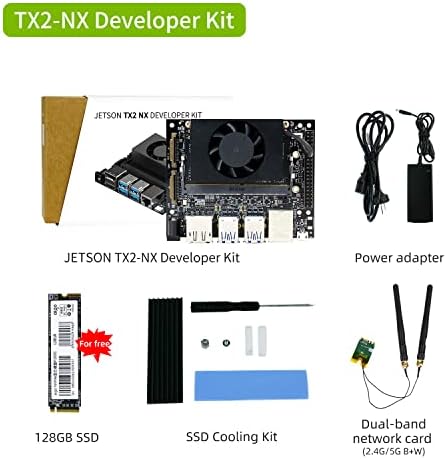 Yahboom jetson TX2 NX פיתוח ערכת פיתוח, N-VIDIA TX2 Xavier NX Core Module, פי 2.5 מהביצועים של Jetson Nano