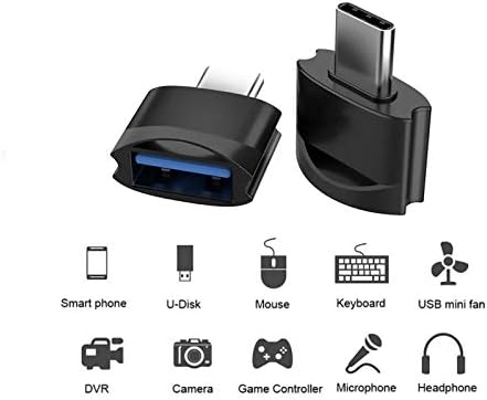 USB C נקבה ל- USB מתאם זכר תואם את הכוח שלך Xiaomi Redmi 9 עבור OTG עם מטען Type-C. השתמש במכשירי הרחבה כמו מקלדת, עכבר,