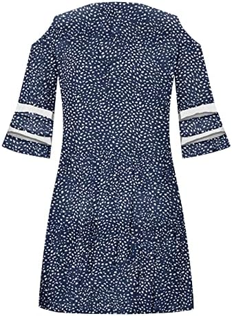 שמלת סוודר של נוקמופו נשים קיץ חדש צווארון V מיקום פרח שמלת שרוול קצרה שמלת אופנה מפלגת מקסי שמלת שמלת