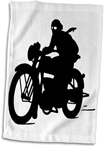 תובעת פלורן 3 אתר - גבר רכיבה על אופנוע - מגבות