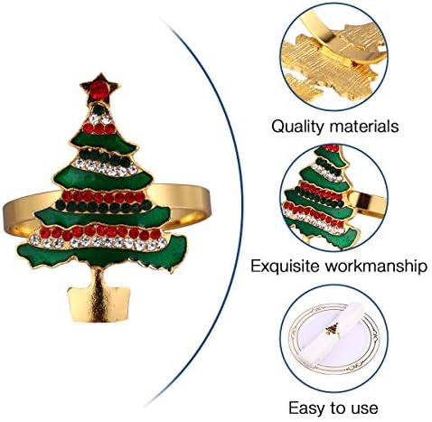 עץ חג המולד של Abaodam מעוצב מפית מפית מפית אבזם מפית נהג לחגוג את חג המולד