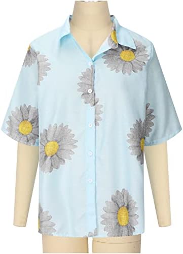 חולצות נשים סתיו קיץ 2023 בגדים עם שרוול קצר כפתור גרפי כלפי מעלה טרונג 'חולצה טי לנשים 32 32