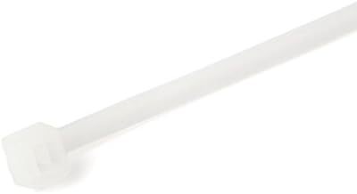קשרי כבל ניילון של GZYF, 1000 יחידות 8 קשרי רוכסן כבלים עצמיים, לבן, לבן