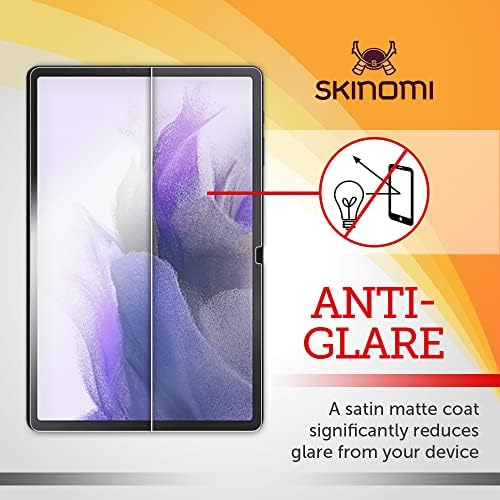 Skinomi Matte Screen Protector התואם ל- Samsung Galaxy Tab S7 Fe אנטי-בוהק עור TPU TPU אנטי-בועל