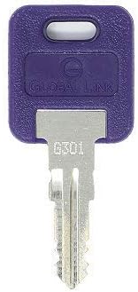 קישור גלובלי G320 החלפת מפתח: 2 מפתחות