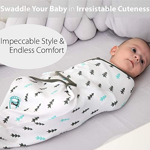 עטיפת שמיכת תינוקות לתינוקות ליילוד ותינוק, 0-3 חודשים סוודרי כותנה נושמים שק שינה עם כנפיים מתכווננות,