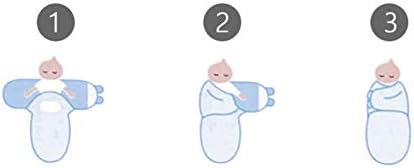 Xunmaifsh נייד שמיכת גלישת עטיפת תינוקות 3-6 חודשים יוניסקס, כותנה, יוניסקס וסתיו/חורף שימוש במתנה לשק שינה