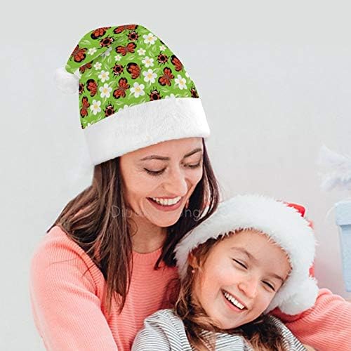 חג המולד סנטה כובע, פרת משה רבנו פרפר פרחי חג המולד חג כובע למבוגרים, יוניסקס נוחות חג המולד כובעי לשנה חדשה