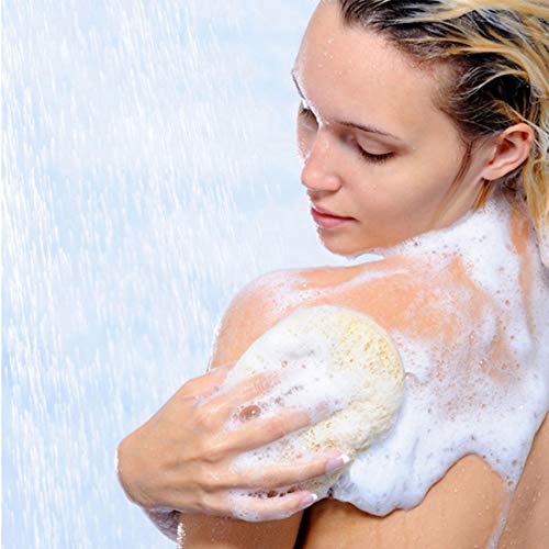 HIIBABY 2PC שימושי לופאה לופה מקלחת אמבטיה ספוג ספא ספא גוף גוף קרצף פילוף כרית לופאה.