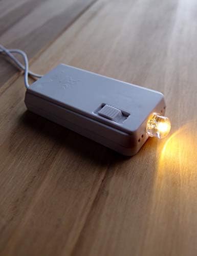 PaperLanternstore.com LED יחיד לתליה אור לפנסים, לבן חם