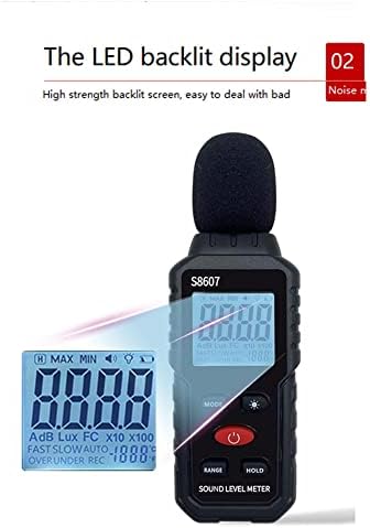 Bantopgong מדידת מד רעש דיגיטלי רמה 30-130dB DB גלאי DB Audio Tester Auder מכשיר אבחון מטרו