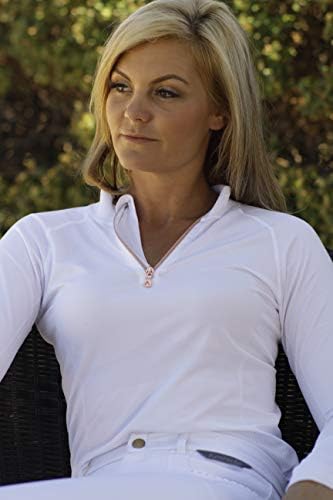 אניק פרימיום ארוך שרוול חולצות לנשים. גולף, טניס, רכיבה על סוסים, טיולים רגליים, ביגוד אימון להגנה מפני שמש
