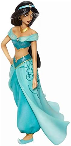 Enesco Disney Disphycase Couture de Force Aladdin Jasmine פסלון מסוגנן, 8.27 אינץ ', רב צבעוני