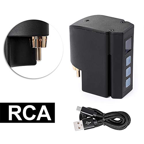 Hawink Mini Cattuo Studation Cattery Cattue נטען USB אספקת חשמל דיגיטלית DIGITAL DISPLE CATTOO מכונה RCA מחבר P198-RCA