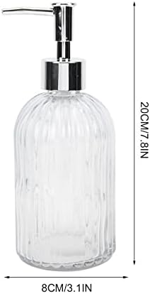 קרם נסיעות קאבילוק 2 יחידות זכוכית זכוכית משאבה ריקה קרם בקבוקי בקבוקי 500 מל שמפו שמפו למילוי מתקן מקלחת