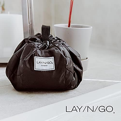Lay-N-Go Cosmo Cosmostring Cosmetic & Mapeup Regizer, תיק טואלטיקה לנסיעות, מתנות ושימוש יומיומי, 20 אינץ ', צבעי