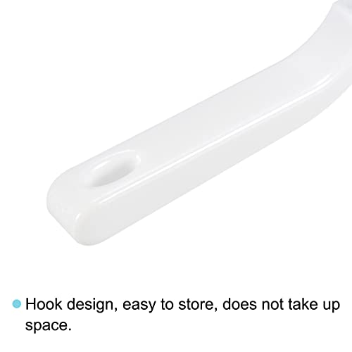 מברשת ניקוי פטיקיל עם ידית, Soft PP Scrub נקיק קטן פינת הכלי לניקוי אבק כלי למקלדת חלון, לבן