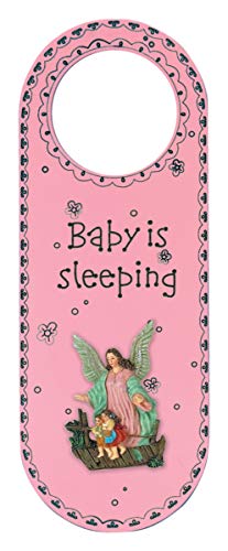 תינוק הוא שינה מלאך שומר משתלת דלת ידית קולב, 10 אינץ