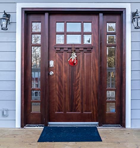 Demdaco Jingle Bell אדום גדול מדי בגודל 11.5 x 9 אביזר דלת חג המולד דקורטיבי ברזל.