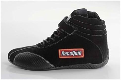 RaceQuip 30500095 יורו פחמן-L סדרה גודל 9.5 SFI שחור 3.3/5 נעלי מירוץ
