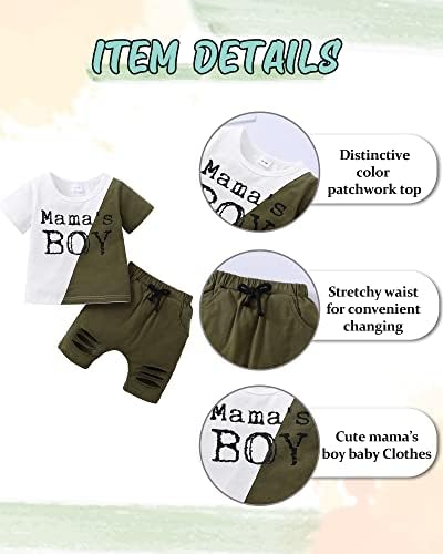 קימי דוב בגדי תינוקות בגדים פעוטות תלבושות בגדי קיץ חולצה מכנסיים קצרים של ילד קטן הגדר בגדי פעוטות כותנה לבנים