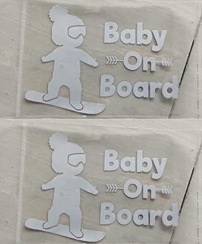 סנטימטר עושר 2 חבילה-רעיוני תינוק על לוח סימן חמוד מדבקת מדבקות בטיחות אזהרת תינוק במכונית סימן