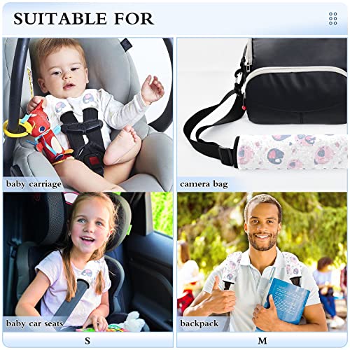 רצועת מושב מכונית פיל מקסימה כיסויים לילדים לתינוקות 2 מחשב רצועות מושב רכב רפידות כרית כרית כרית מגן אביזרי מושב רכב
