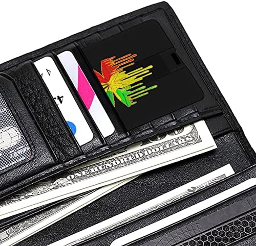ציור צבע צורה צורה של זיכרון USB מקל פלאש מכונן כרטיס אשראי בכרטיס כרטיס הבנק