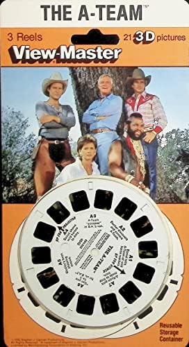 A -Team - תוכנית הטלוויזיה של שנות השמונים - ViewMaster Classic - 21 תמונות תלת מימד - סט 3 ריל