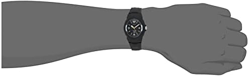 שעון ספורט של קסיו 600 ו-2 אב עם רצועת שרף שחורה