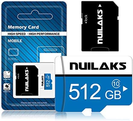 כרטיס זיכרון מהיר של 512 ג ' יגה-בייט כרטיס זיכרון מהיר 10 לסמארטפון, מצלמה, טאבלט ומזלט