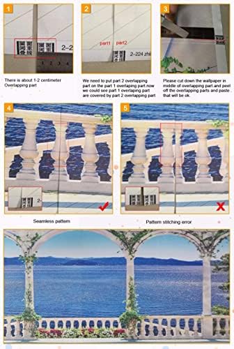 ציורי קיר גדולים לקירות - נוף בסגנון סיני 4 תמונות קיר קישוט טבע נוף הרים ציורי קיר גדולים לסלון רקע טלוויזיה טפט קיר חדר