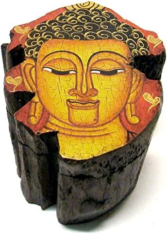 מתנות סיניות / אמנות עממית סינית: קופסת תכשיטים מעץ סינית - בודהה