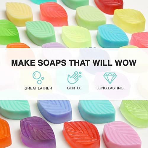 סבון-2 קילו חמאת שיאה להמיס ולשפוך סבון בסיס, טהור עור-לחות חמאת שיאה סבון בסיס, קל לשימוש גליצרין סבון בלוקים עבור סבון ביצוע