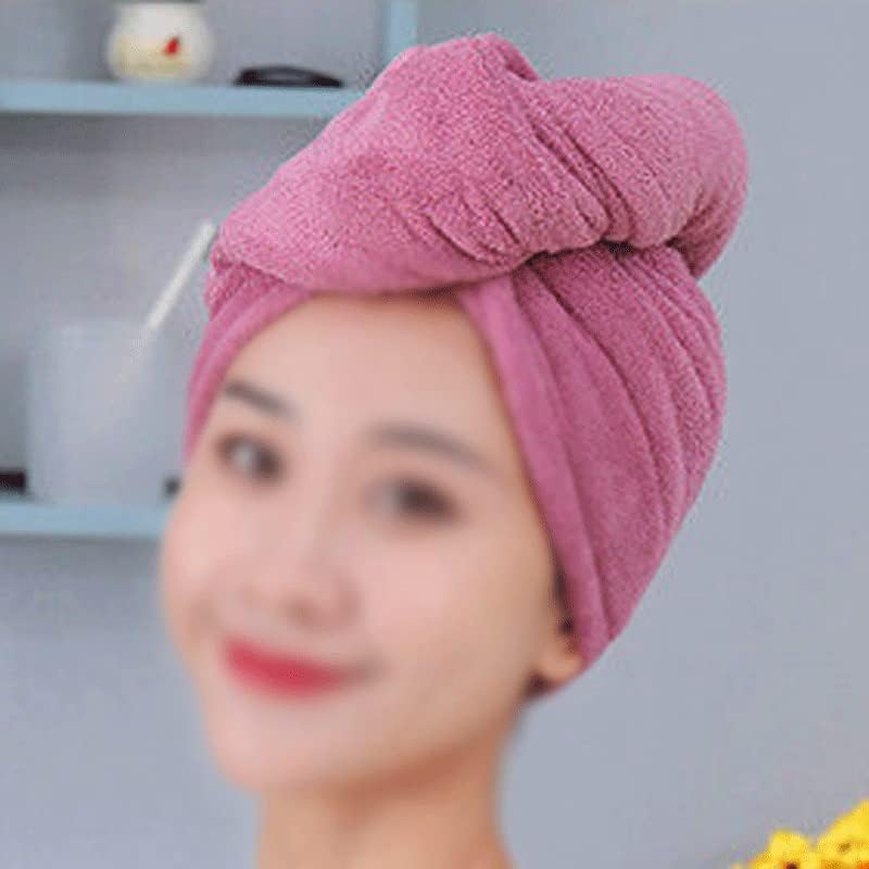 נשים ילדה של קסם מיקרופייבר מקלחת כובע מגדל אמבטיה כובעי נשים יבש שיער כובע מהיר ייבוש רך עבור גברת טורבן ראש