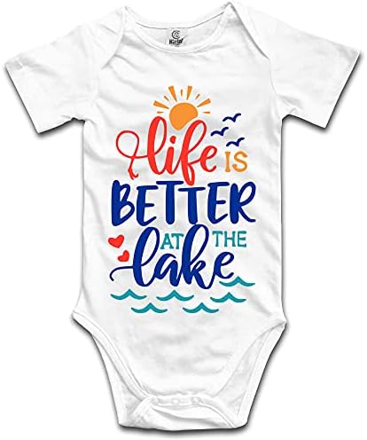 החיים של דוקוסשי טובים יותר באגם התינוקת מטפסים על אופי כותנה ללא שרוולים/שרוול ארוך/שרוול קצר