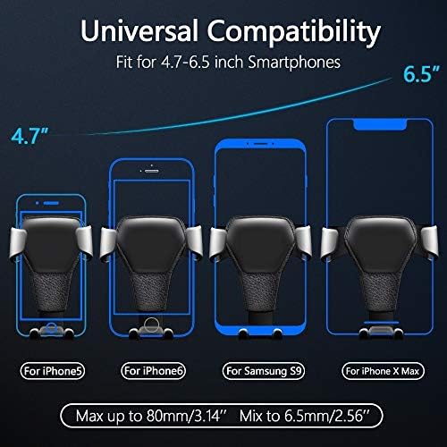 מחזיק טלפון לרכב אוניברסלי ברכב אוויר אוורור הר מעמד מחזיק טלפון נייד עבור Huawei Mate 30 Pro Gravity Smart Stape Stand