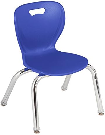 כיסא בית ספר סדרת צורות למידה, 12 גובה מושב, חיל הים, 3012