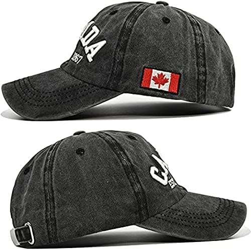 קנדה אבא יוניסקס כותנה בייסבול כובע עלה אדר רקום גברים ונשים של מתכוונן אבא כובע