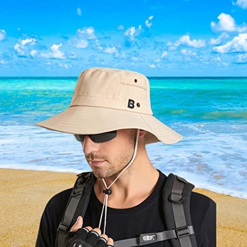 Jtjfit Boonie Sunie Hat Hat Sunmmer כובע דיג עם 2 חתיכות הגנה על UV להגנה על טיולי חוף קמפינג גינון
