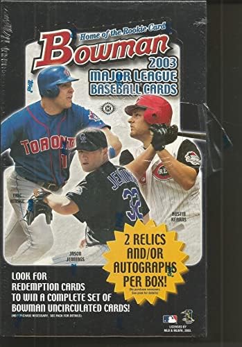 Bowman 2003 בייסבול קופסה לא נפתחת