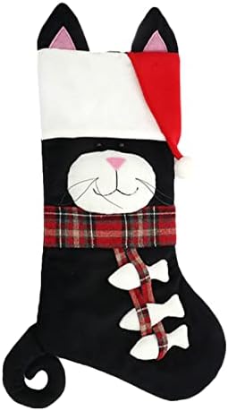גרביים גדולות גרבי מתנה ממתקים קישוטי חג המולד קישוטי חג המולד לחג חג המולד ערכות ויטראז 'למבוגרים חג המולד