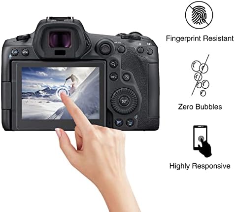 מגן מסך Rieibi עבור Canon EOS M50 M50 Mark II M100 M6 מצלמה דיגיטלית, 0.33 ממ 9 שעות סרט זכוכית מחוסמת עבור Canon EOS