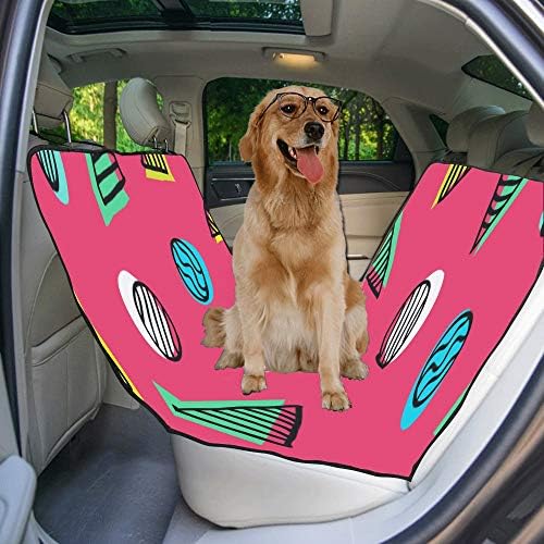 מותאם אישית גרפי גרפיטי אמנות בלוק אופנה הדפסת רכב מושב מכסה לכלבים עמיד למים החלקה עמיד רך לחיות מחמד