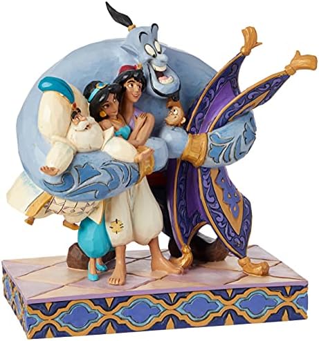 מסורות של Enesco Disney מאת ג'ים שור אלדין קבוצת חיבוק פסלון, 7.87 אינץ ', רב צבעוני