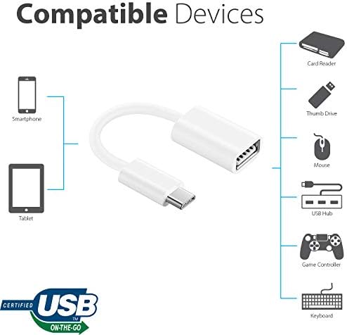 מתאם OTG USB-C 3.0 תואם ל- Xiaomi 12X שלך לפונקציות מהירות, מאומתות, רב שימוש, כמו מקלדת, כונני אגודל, עכברים וכו '.