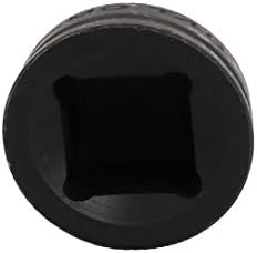 חדש לון0167 78 ממ אורך ט55 טורקס ביט 1/2 אינץ 'מתאם שקע מרובע שחור (78 ממ ל 55 טורקס ביט 1/2' מתאם שקע מרובע שוורץ