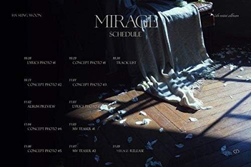 HA Sungwoon Mirage 4th Mini אלבום גרסה אקראית CD+1P פוסטר+72p פוטו פוטו+1p פוטו -פוטו -פוטו -פוטו+1p פוטו -פוטו