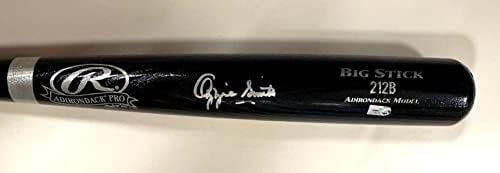 Ozzie Smith Auto חתום רולינגס Adirondack Big Stick Baseball Bat Hologram